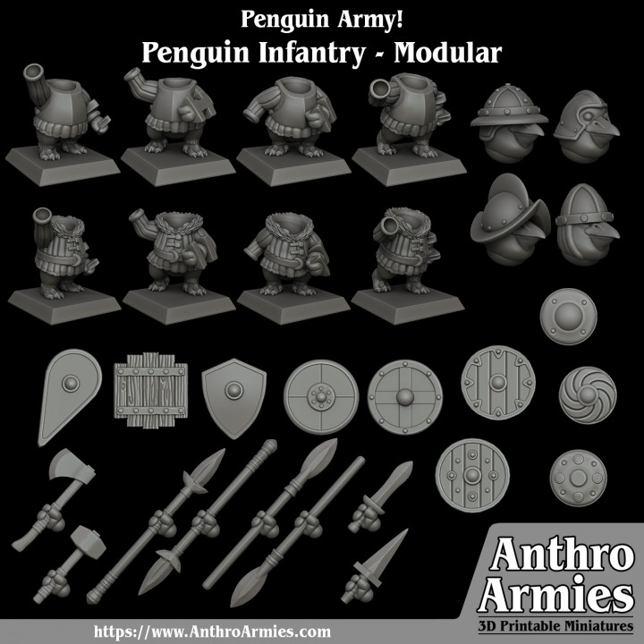 Penguin Infantry Units Modular's Cover