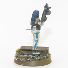 Picture of print of SCI-FI Miniature women soldier (Model 13)