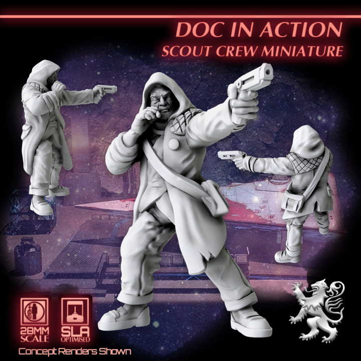 $3.95Doc in Action - Scout Crew Miniature