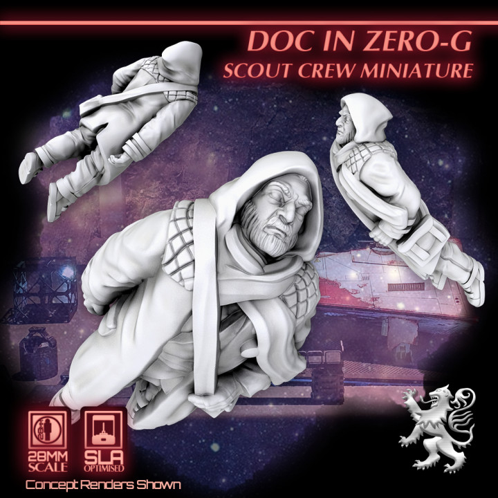 Doc in Zero-G - Scout Crew Miniature's Cover