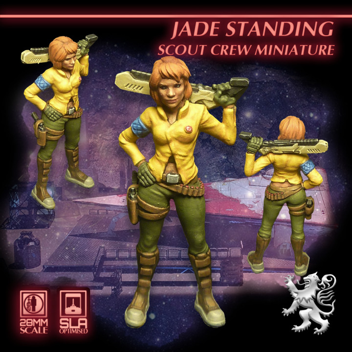 Jade Standing - Scout Crew Miniature's Cover