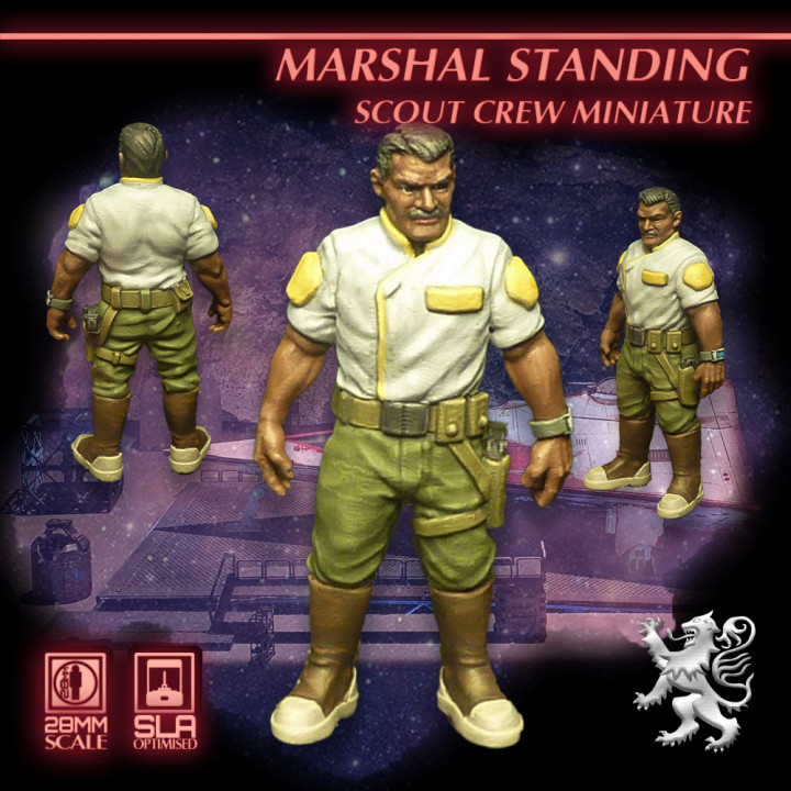 Marshal Standing - Scout Crew Miniature's Cover
