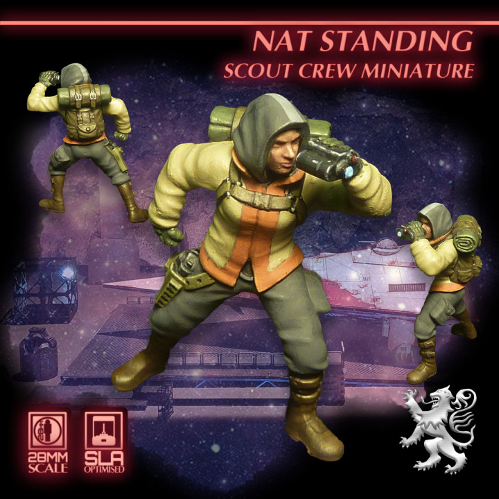 Nat Standing - Scout Crew Miniature's Cover