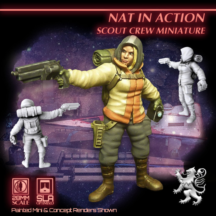 $3.95Nat in Action - Scout Crew Miniature