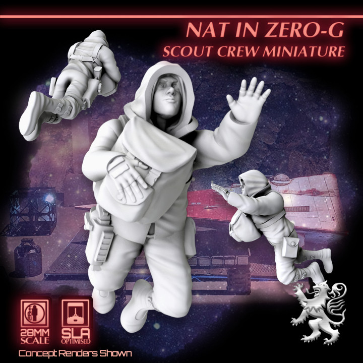 Nat in Zero-G - Scout Crew Miniature's Cover