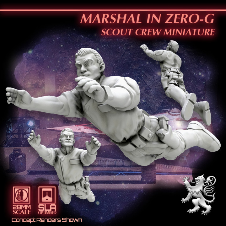 $3.95Marshal in Zero-G - Scout Crew Miniature