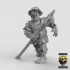 Zombie Town Guard with Pollarms (pre supported) image