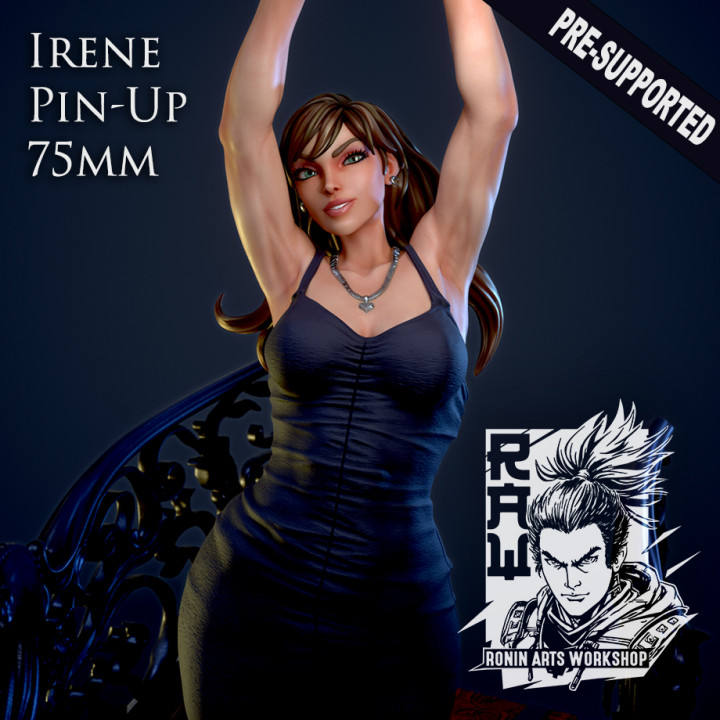 $14.99Irene Pin Up 75mm Pre-Supported