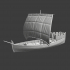 Medieval baltic Knarr - War- & cargo ship image