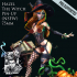 Hazel The Pumpkin Witch - (NSFW Ver.) 75mm Pin Up Presupported image