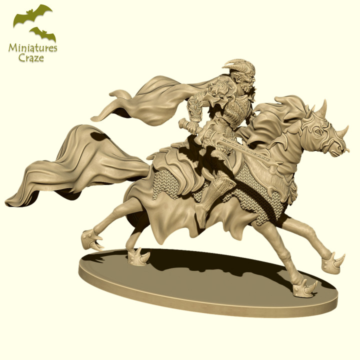 Devil Knight Mounting Horse's Cover