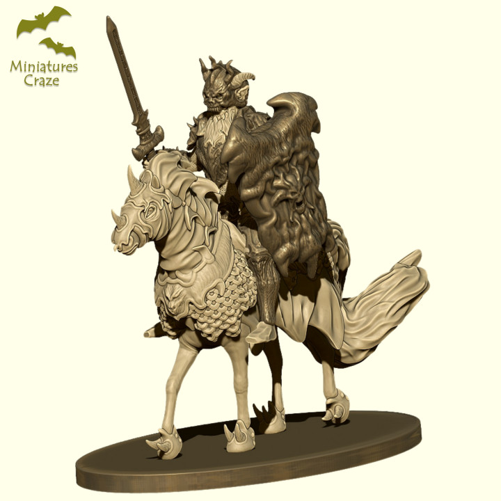 Devil Knight Mounting Horse's Cover