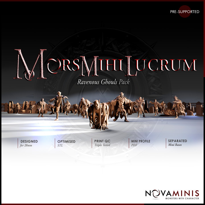 Mors Mihi Lucrum: Ravenous Ghouls's Cover