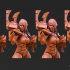 Space Elf Female Soldier Pose 5 - 8 Variants and 2 Pinups image