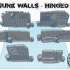 Gaslands - 20mm Junk walls Modular and Connectable image