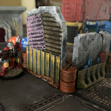 Picture of print of Post Apocalypse 28mm Junk walls Modular and Connectable