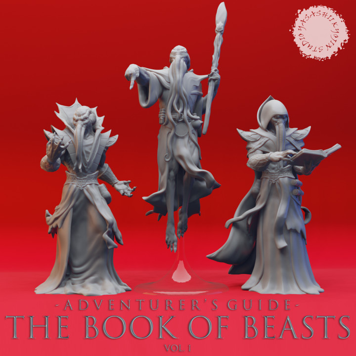 Cthulid Warband - Book of Beasts - Tabletop Miniatures (Pre-Supported)'s Cover