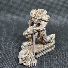 Picture of print of ANCIENT SKULL HUNTER STATUES 2