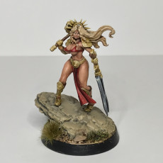 Picture of print of Spartancast Pinup warrior