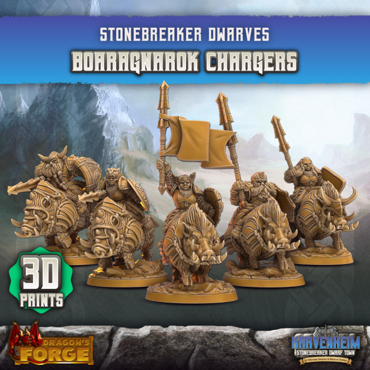 Boaragnarok Chargers x5 (3D Prints)'s Cover