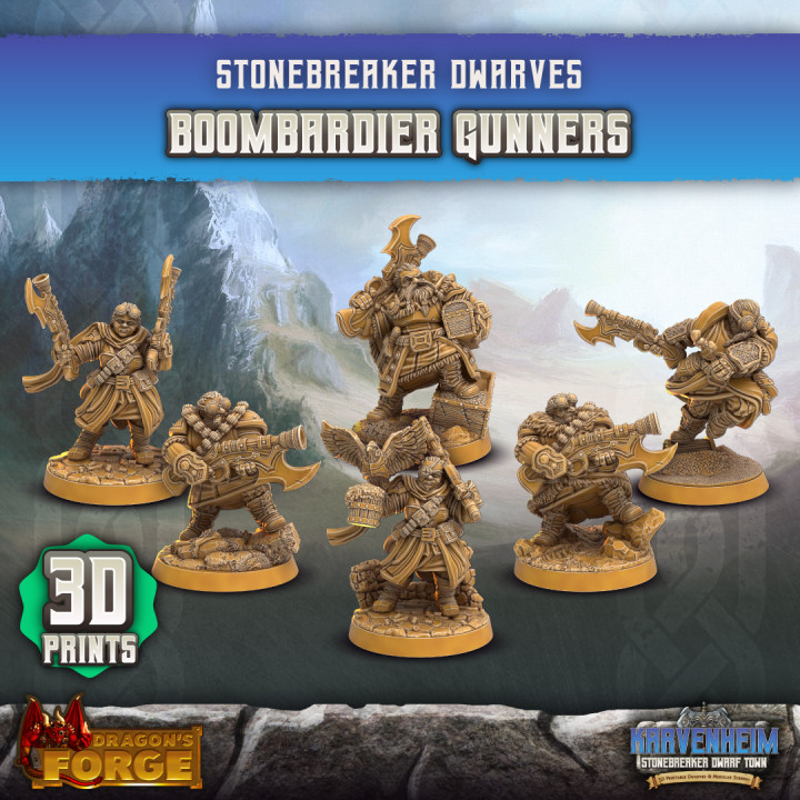 Boombardier Gunners x6 (3D Prints)'s Cover