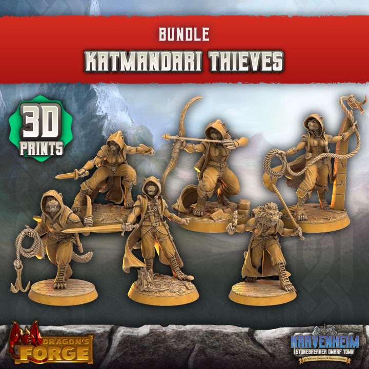 Katmandari Thieves x6 (3D Prints)'s Cover