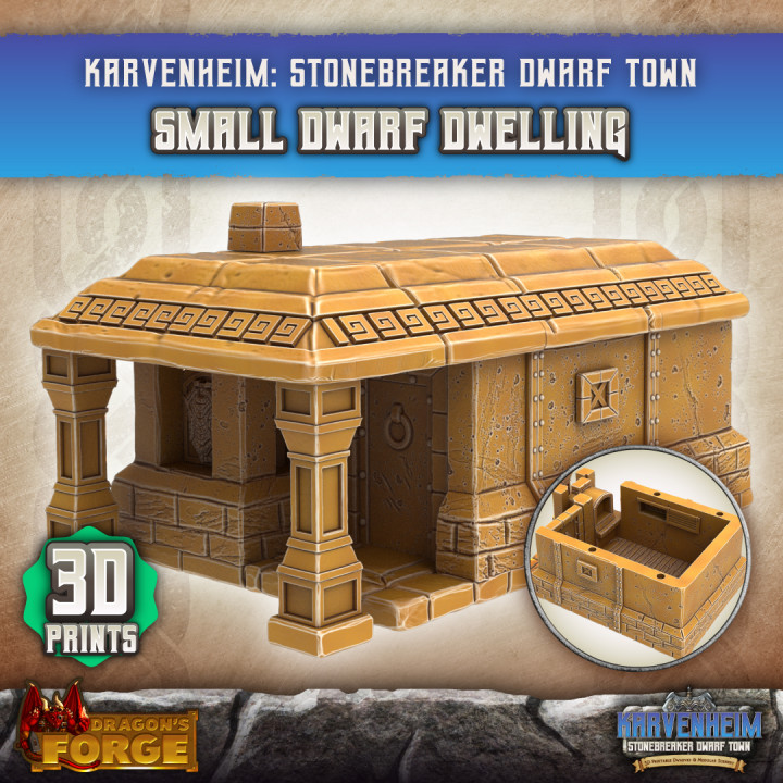 Dwarf Dwelling: Small x1 (3D Prints)'s Cover