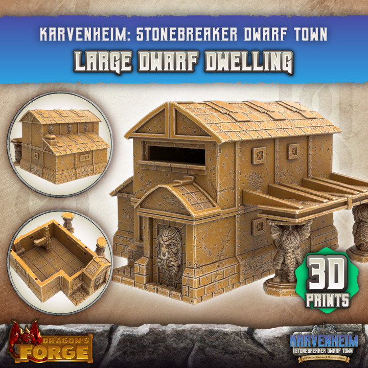 Dwarf Dwelling: Large (3D Prints)'s Cover