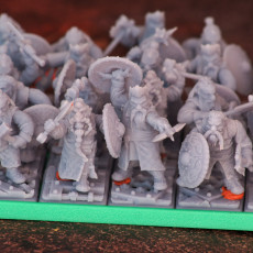 Picture of print of DWARF: Dwarves in Gambeson armors /Modular/ /Pre-supported/