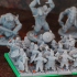 DWARF: Dwarves in Gambeson armors /Modular/ /Pre-supported/ print image