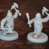 DWARF: Dwarves in Gambeson armors /Modular/ /Pre-supported/ print image