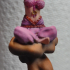 Female Djinni / Genie with Lamp (pre-supported) print image