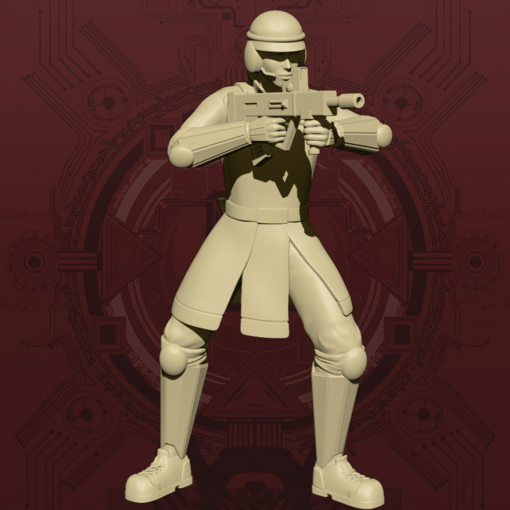 Corp Security Trooper - Firing Pose's Cover