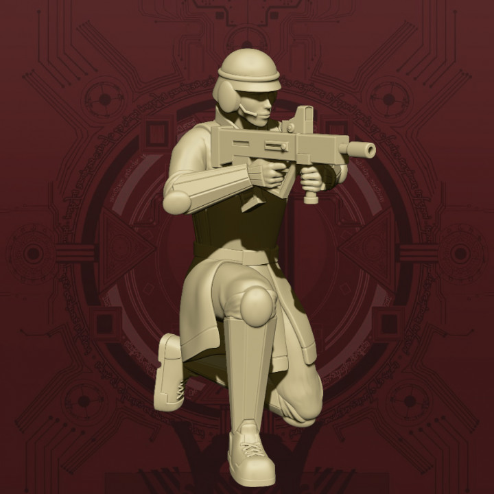 Corp Security Trooper - Kneeling Pose's Cover