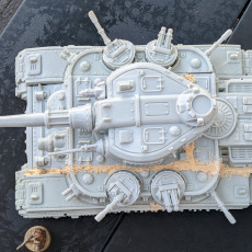 Picture of print of Broadsword Superheavy Tank