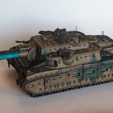 Picture of print of Broadsword Superheavy Tank