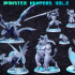 Full and PRE-SUPPORTED 35 RPG Monsters and Hunters - April 2022 - RN Estudio print image