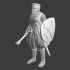 Medieval Danish Crusader Knight - mace and teardrop shield image