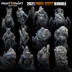 2021 Final Boss Bundle - Print'N Paint Miniatures