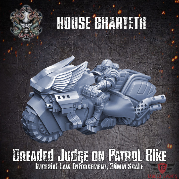 House Bharteth - Judge on Patrol Bike's Cover