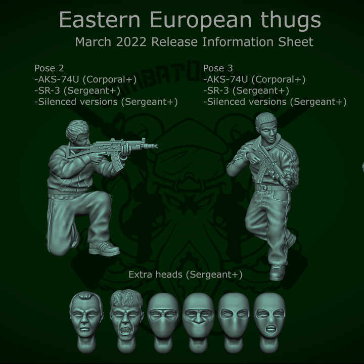 $16.00Patreon pack 09 - March 2022 - East European thugs