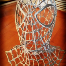 Picture of print of Let's Retract! Venom Symbiotic Spider-Man Web Only.