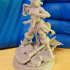 Goblin Thief 32mm and 75mm pre-supported print image