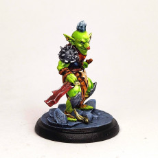 Picture of print of Little angry goblins 32mm set 6 miniatures pre-supported