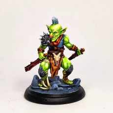 Picture of print of Little angry goblins 32mm set 6 miniatures pre-supported