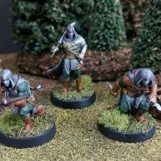 Picture of print of Bandit Mob - Tabletop Miniatures (Pre-Supported)