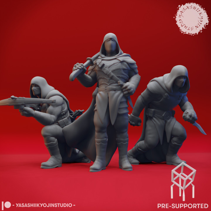 $4.99Bandit Mob - Tabletop Miniatures (Pre-Supported)