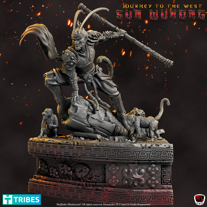 Sun Wukong, Journey to the West Diorama (Pre-supported)'s Cover