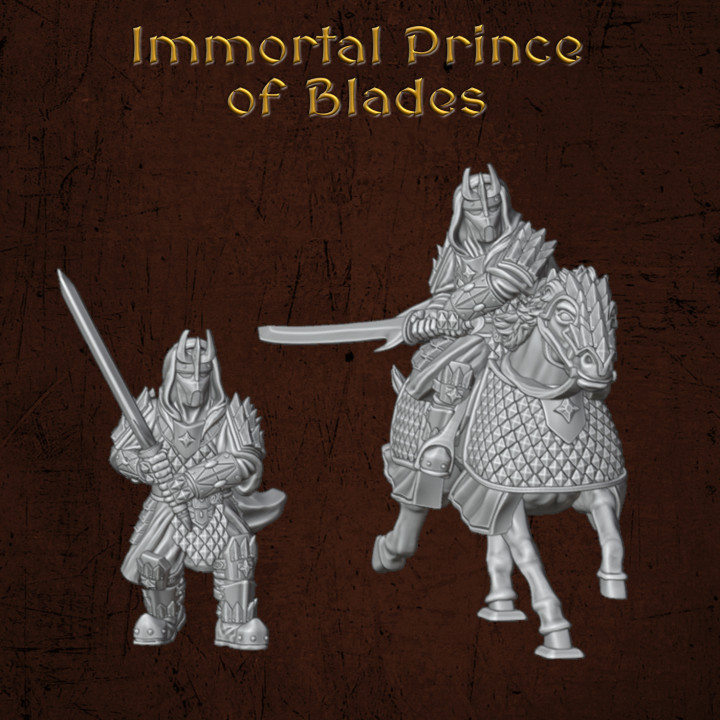 Immortal Prince of Blades's Cover