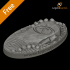 LegendGames FREE Promo Base 60x35mm oval skulls and rocks image